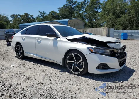 2022 Honda Accord Sport из США, поврежденный, VIN 1HGCV1F36NA124119